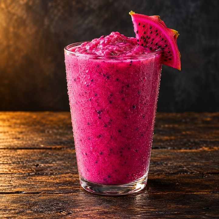 Dragon Recharge Smoothie- Dragon Fruit Elderberry + Green Coffee